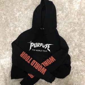 Cropped Purpose Tour Hoodie